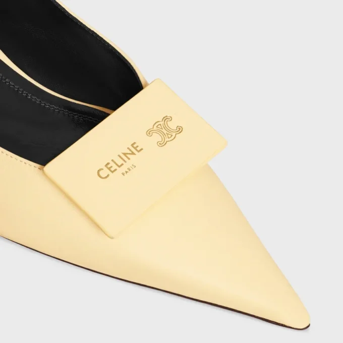 Slingback firmata in pelle di agnello Slingback firmata in pelle di agnello