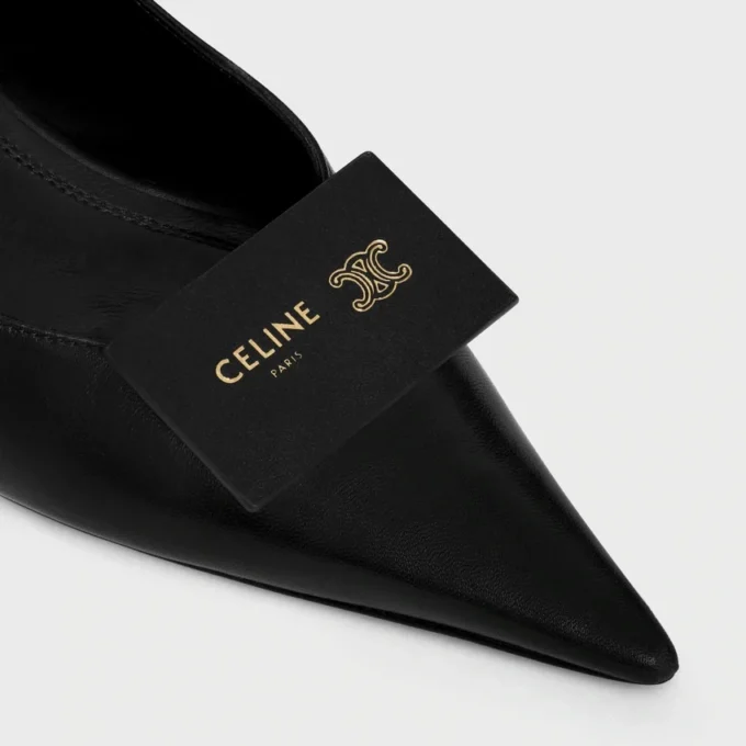 Slingback firmata in pelle di agnello Slingback firmata in pelle di agnello