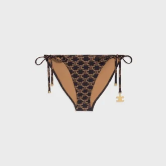 Slip da bagno Triomphe in jersey Monogram opaco