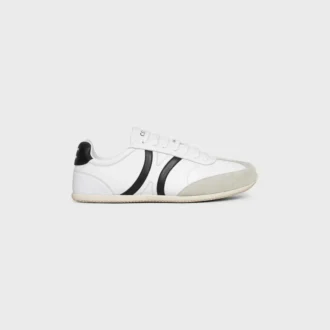 Sneaker basse con lacci CELINE Jogger in pelle di vitello e pelle scamosciata
