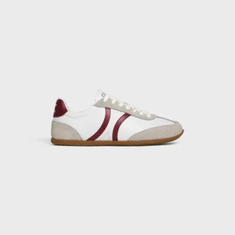 Sneaker basse con lacci CELINE Jogger in pelle di vitello e pelle scamosciata