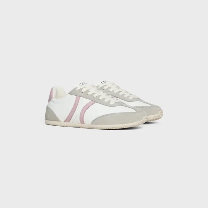 Sneaker basse con lacci CELINE Jogger in pelle di vitello e pelle scamosciata Sneaker basse con lacci CELINE Jogger in pelle di vitello e pelle scamosciata