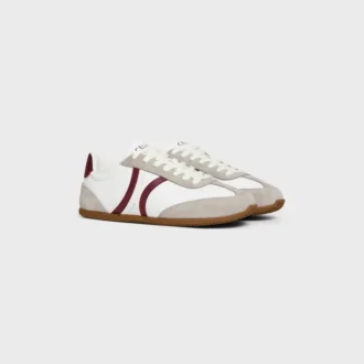 Sneaker basse con lacci CELINE Jogger in pelle di vitello e pelle scamosciata