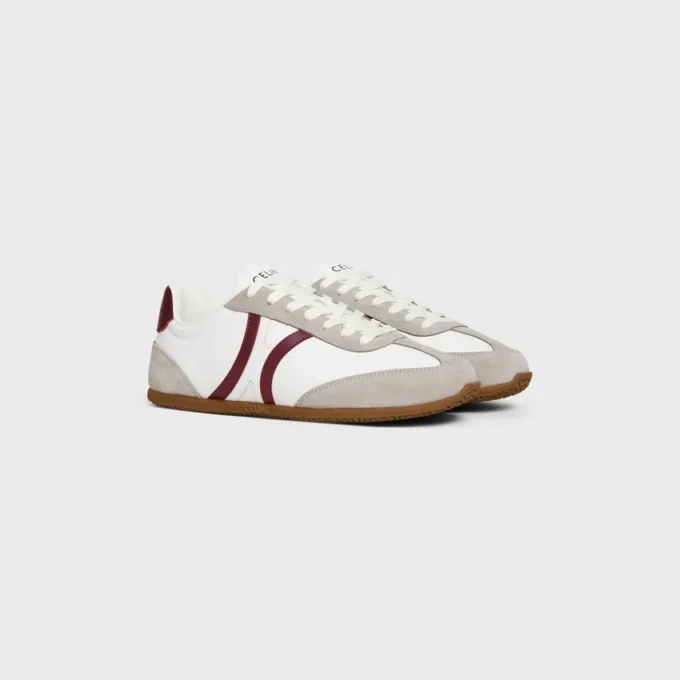 Sneaker basse con lacci CELINE Jogger in pelle di vitello e pelle scamosciata Sneaker basse con lacci CELINE Jogger in pelle di vitello e pelle scamosciata