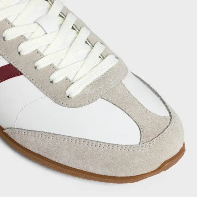 Sneaker basse con lacci CELINE Jogger in pelle di vitello e pelle scamosciata Sneaker basse con lacci CELINE Jogger in pelle di vitello e pelle scamosciata