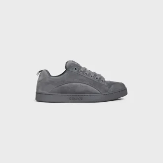 Sneaker basse stringate CELINE Huntington in pelle di vitello scamosciata e mesh