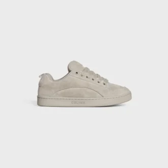 Sneaker basse stringate CELINE Huntington in pelle di vitello scamosciata e mesh