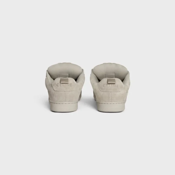 Sneaker basse stringate CELINE Huntington in pelle di vitello scamosciata e mesh Sneaker basse stringate CELINE Huntington in pelle di vitello scamosciata e mesh