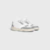 Sneaker basse stringate CELINE Trainer Ct-09 in pelle di vitello e mesh