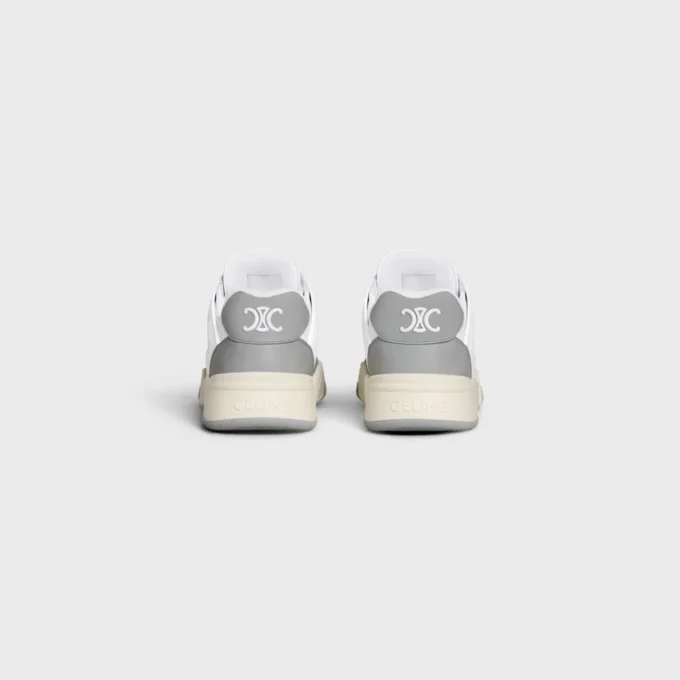 Sneaker basse stringate CELINE Trainer Ct-09 in pelle di vitello e mesh