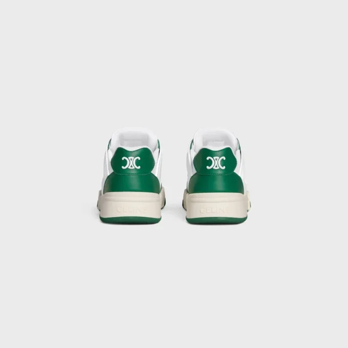 Sneaker basse stringate CELINE Trainer Ct-09 in pelle di vitello e mesh