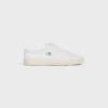 Sneaker CELINE Lou Low con lacci e motivo Triomphe in pelle di agnello Sneaker CELINE Lou Low con lacci e motivo Triomphe in pelle di agnello