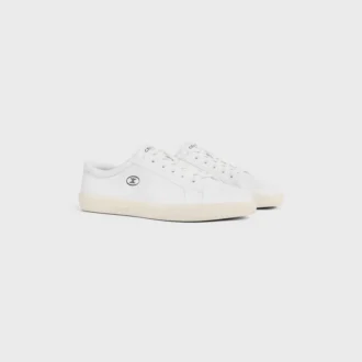 Sneaker CELINE Lou Low con lacci e motivo Triomphe in pelle di agnello