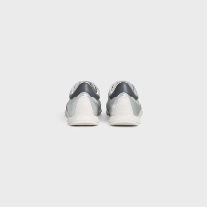 Sneaker Racer in nylon, pelle di vitello laminata e pelle di vitello Sneaker Racer in nylon, pelle di vitello laminata e pelle di vitello