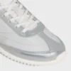 Sneaker Racer in nylon, pelle di vitello laminata e pelle di vitello Sneaker Racer in nylon, pelle di vitello laminata e pelle di vitello