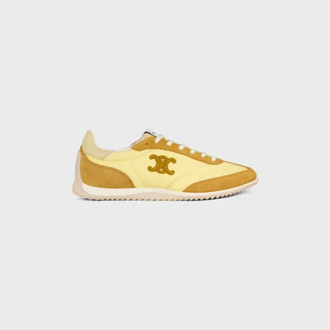 Sneaker Racer in nylon, pelle scamosciata e pelle di vitello Sneaker Racer in nylon, pelle scamosciata e pelle di vitello