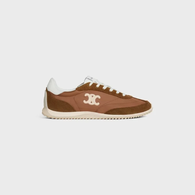 Sneaker Racer in nylon, pelle scamosciata e pelle di vitello Sneaker Racer in nylon, pelle scamosciata e pelle di vitello