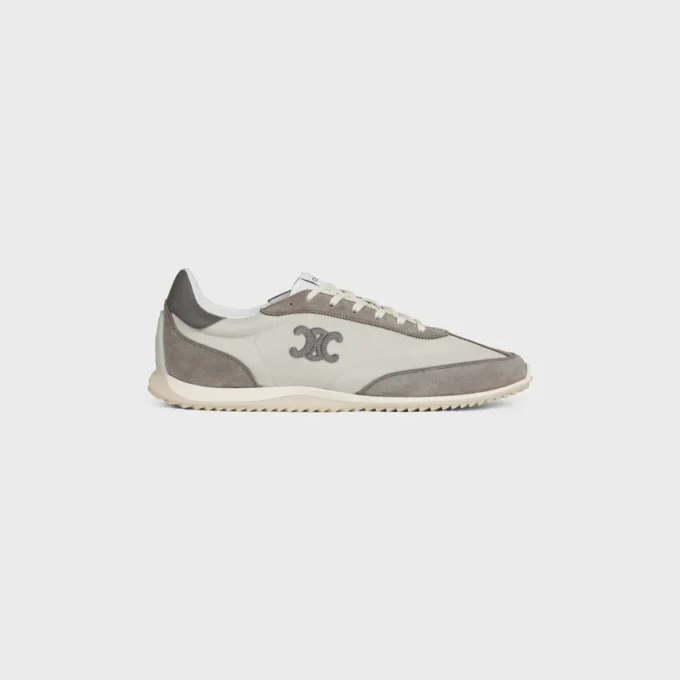 Sneaker Racer in nylon, pelle scamosciata e pelle di vitello Sneaker Racer in nylon, pelle scamosciata e pelle di vitello