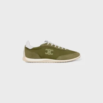 Sneaker Racer in nylon, pelle scamosciata e pelle di vitello Sneaker Racer in nylon, pelle scamosciata e pelle di vitello