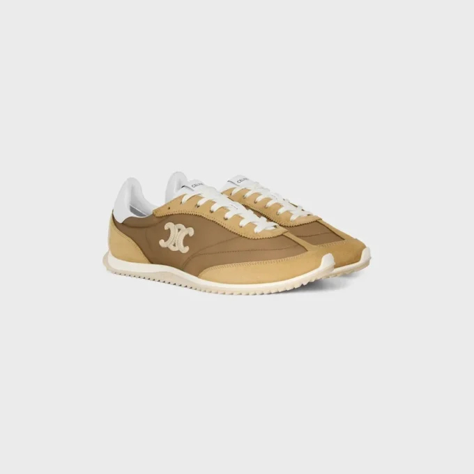 Sneaker Racer in nylon, pelle scamosciata e pelle di vitello Sneaker Racer in nylon, pelle scamosciata e pelle di vitello