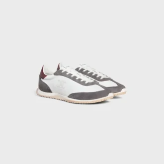 Sneaker Racer in nylon, pelle scamosciata e pelle di vitello Sneaker Racer in nylon, pelle scamosciata e pelle di vitello
