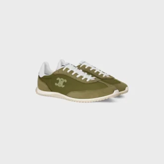 Sneaker Racer in nylon, pelle scamosciata e pelle di vitello Sneaker Racer in nylon, pelle scamosciata e pelle di vitello