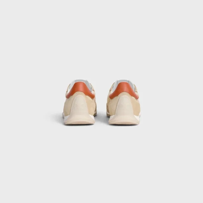 Sneaker Racer in nylon, pelle scamosciata e pelle di vitello Sneaker Racer in nylon, pelle scamosciata e pelle di vitello