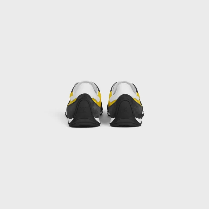 Sneaker Racer in nylon, pelle scamosciata e pelle di vitello Sneaker Racer in nylon, pelle scamosciata e pelle di vitello