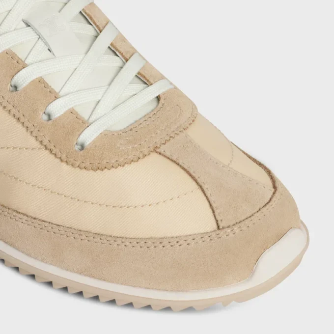 Sneaker Racer in nylon, pelle scamosciata e pelle di vitello Sneaker Racer in nylon, pelle scamosciata e pelle di vitello