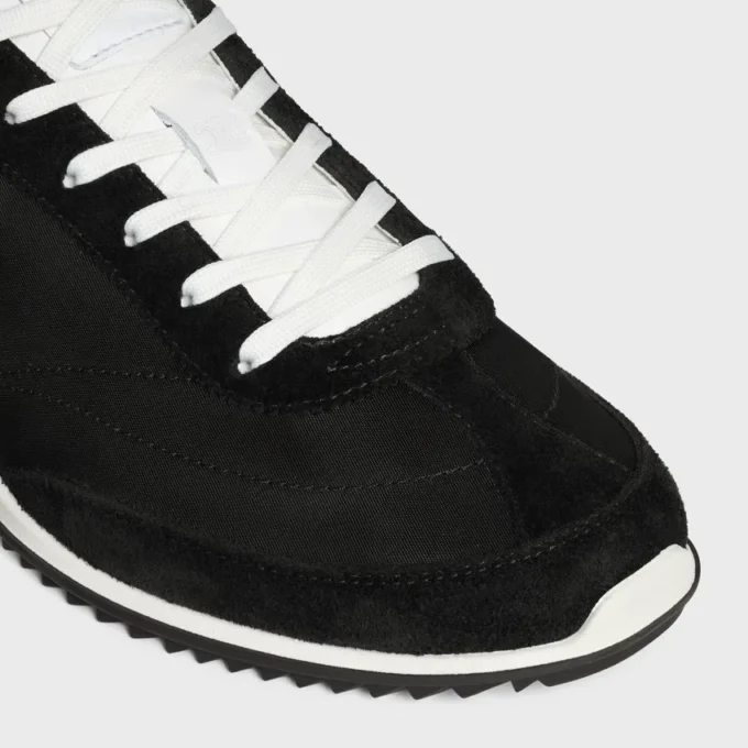 Sneaker Racer in nylon, pelle scamosciata e pelle di vitello Sneaker Racer in nylon, pelle scamosciata e pelle di vitello