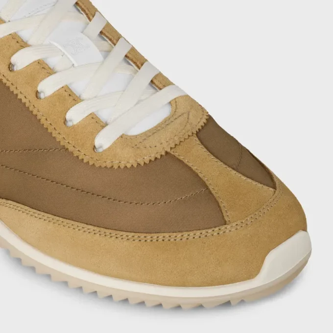 Sneaker Racer in nylon, pelle scamosciata e pelle di vitello Sneaker Racer in nylon, pelle scamosciata e pelle di vitello