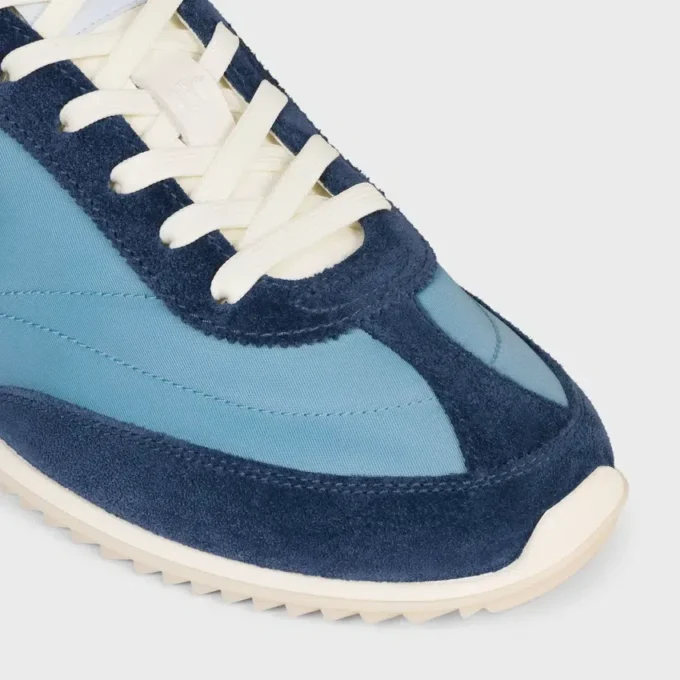 Sneaker Racer in nylon, pelle scamosciata e pelle di vitello Sneaker Racer in nylon, pelle scamosciata e pelle di vitello