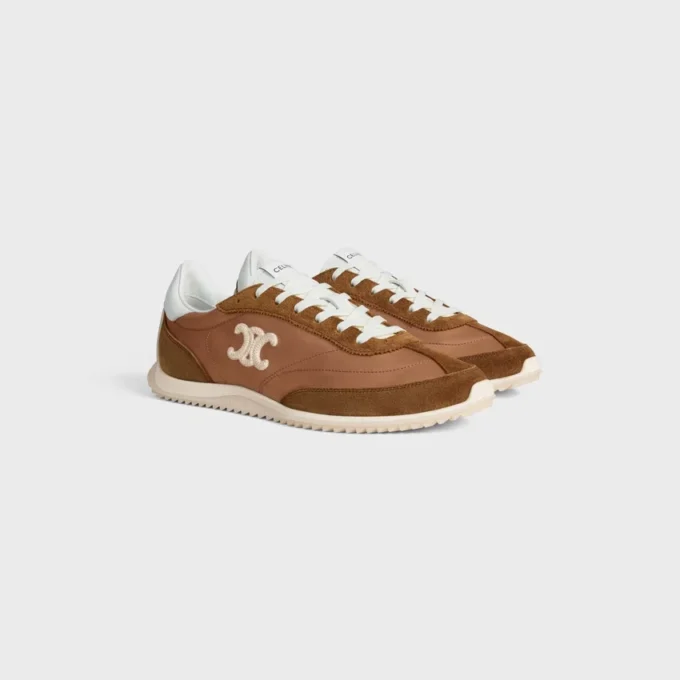 Sneaker Racer in nylon, pelle scamosciata e pelle di vitello Sneaker Racer in nylon, pelle scamosciata e pelle di vitello
