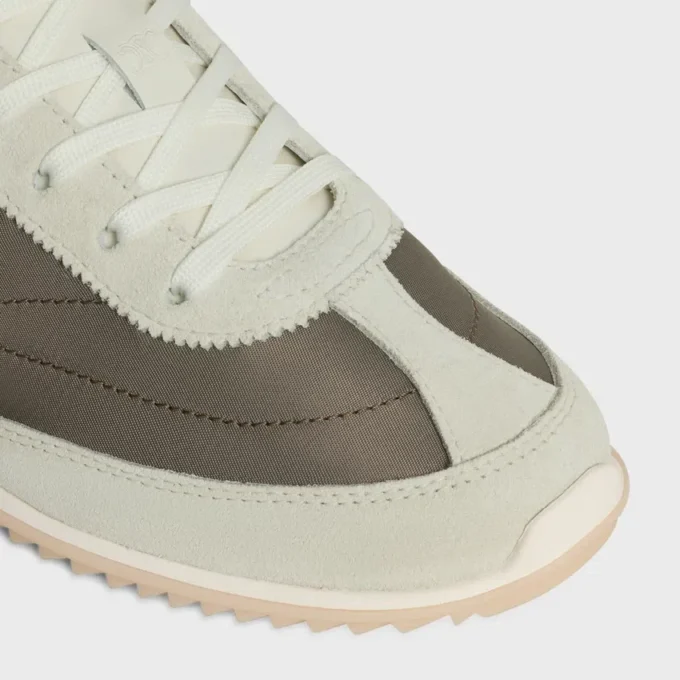 Sneaker Racer in nylon, pelle scamosciata e pelle di vitello Sneaker Racer in nylon, pelle scamosciata e pelle di vitello