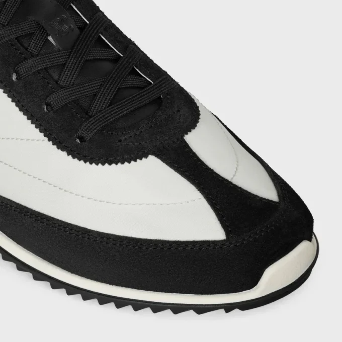 Sneaker Racer in nylon, pelle scamosciata e pelle di vitello Sneaker Racer in nylon, pelle scamosciata e pelle di vitello
