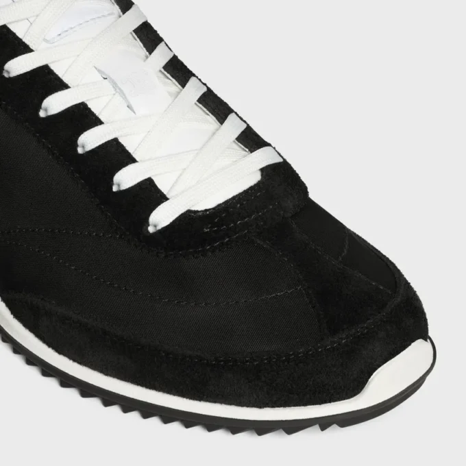 Sneaker Racer in nylon, pelle scamosciata e pelle di vitello Sneaker Racer in nylon, pelle scamosciata e pelle di vitello