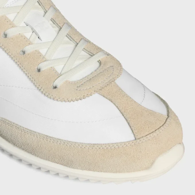 Sneaker Racer in nylon, pelle scamosciata e pelle di vitello Sneaker Racer in nylon, pelle scamosciata e pelle di vitello