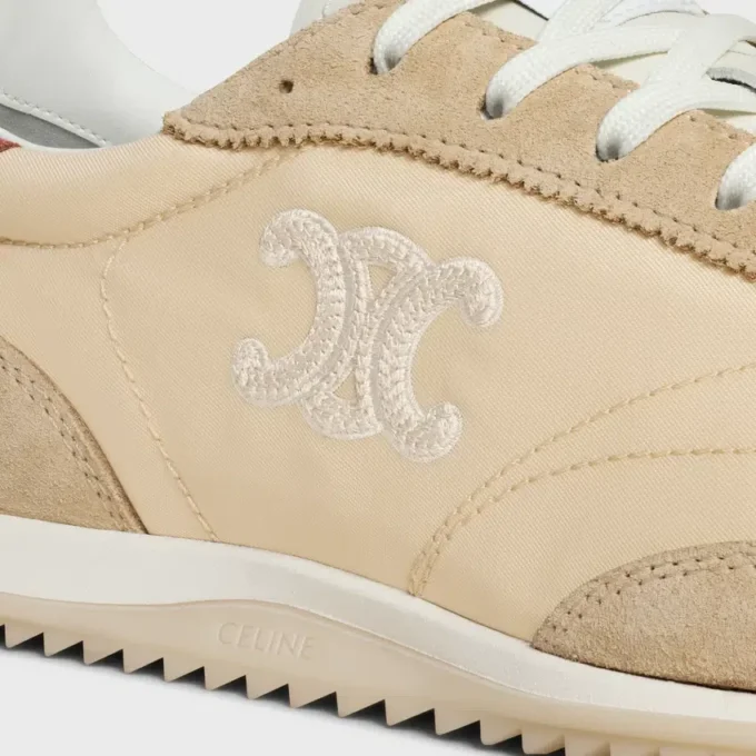 Sneaker Racer in nylon, pelle scamosciata e pelle di vitello Sneaker Racer in nylon, pelle scamosciata e pelle di vitello
