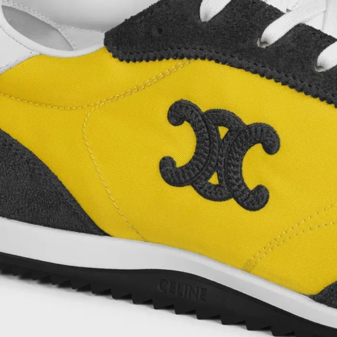 Sneaker Racer in nylon, pelle scamosciata e pelle di vitello Sneaker Racer in nylon, pelle scamosciata e pelle di vitello
