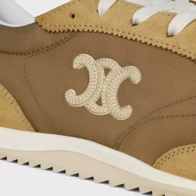 Sneaker Racer in nylon, pelle scamosciata e pelle di vitello Sneaker Racer in nylon, pelle scamosciata e pelle di vitello