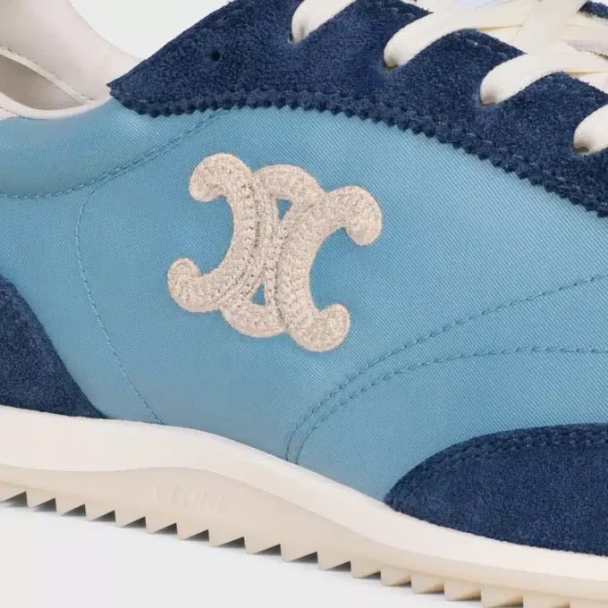 Sneaker Racer in nylon, pelle scamosciata e pelle di vitello Sneaker Racer in nylon, pelle scamosciata e pelle di vitello