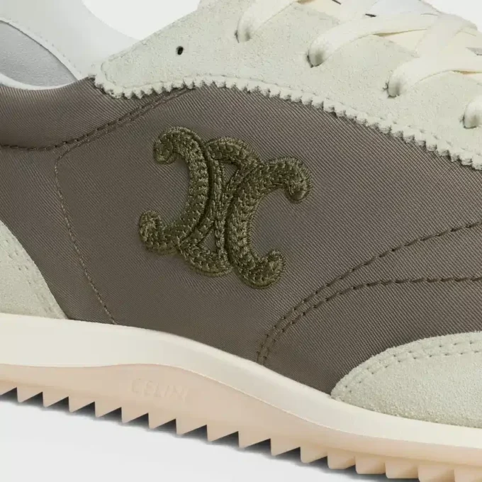 Sneaker Racer in nylon, pelle scamosciata e pelle di vitello Sneaker Racer in nylon, pelle scamosciata e pelle di vitello