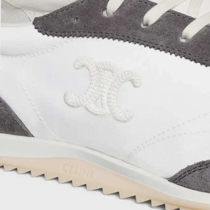 Sneaker Racer in nylon, pelle scamosciata e pelle di vitello Sneaker Racer in nylon, pelle scamosciata e pelle di vitello