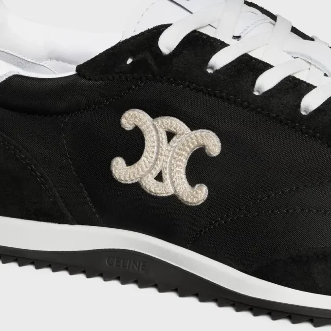 Sneaker Racer in nylon, pelle scamosciata e pelle di vitello Sneaker Racer in nylon, pelle scamosciata e pelle di vitello