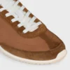 Sneaker Racer in nylon, pelle scamosciata e pelle di vitello Sneaker Racer in nylon, pelle scamosciata e pelle di vitello