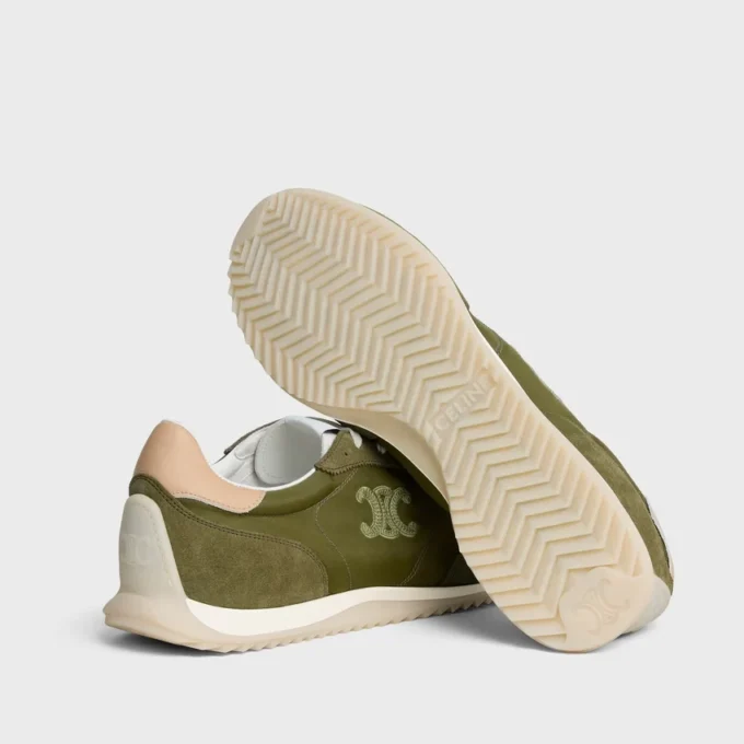 Sneaker Racer in nylon, pelle scamosciata e pelle di vitello Sneaker Racer in nylon, pelle scamosciata e pelle di vitello