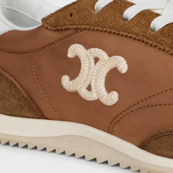 Sneaker Racer in nylon, pelle scamosciata e pelle di vitello Sneaker Racer in nylon, pelle scamosciata e pelle di vitello
