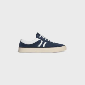 Sneaker stringata bassa CELINE Sunset in pelle di vitello scamosciata e pelle di vitello