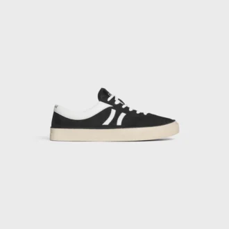 Sneaker stringata bassa CELINE Sunset in pelle di vitello scamosciata e pelle di vitello