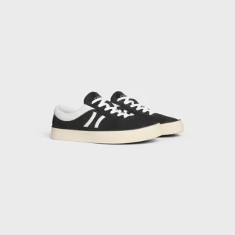 Sneaker stringata bassa CELINE Sunset in pelle di vitello scamosciata e pelle di vitello